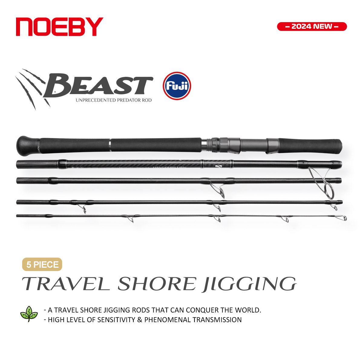 Fishing Equipment Brands - NOEBY Beast Travel Shore Jigging Rod