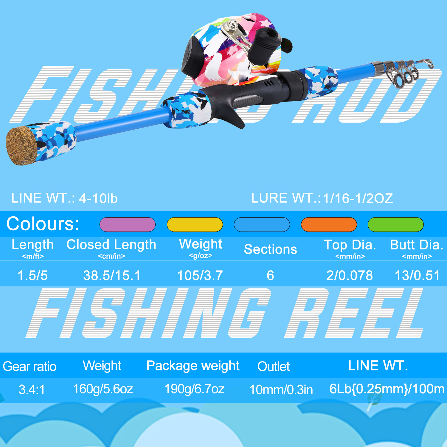 Sougayilang Kids Fishing Combo - Fishing Equipment For Kids ulasan dan harga