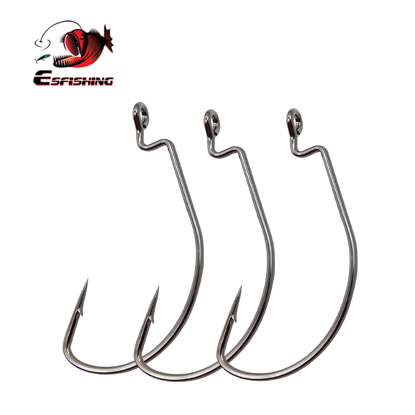 ESFISHING Offset Hook Carbon S - Fishing Equipment Ebay ulasan dan harga