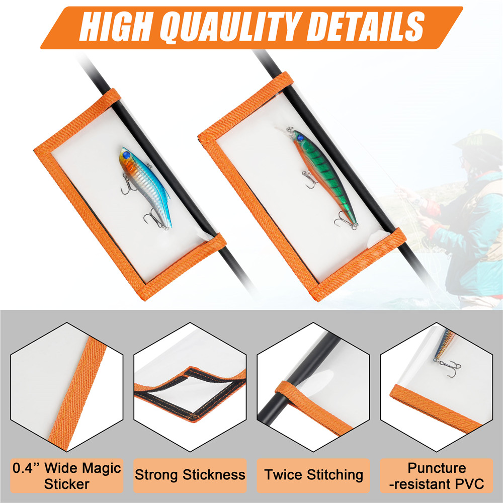 4Pcs Fishing Lure Wraps Durabl - Saltwater Fishing Hook ulasan dan harga