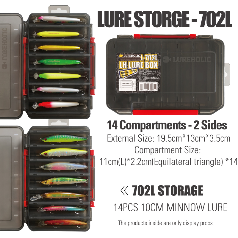 LUREHOLIC Lure Box FishingTack - Soft Plastic Lure ulasan dan harga