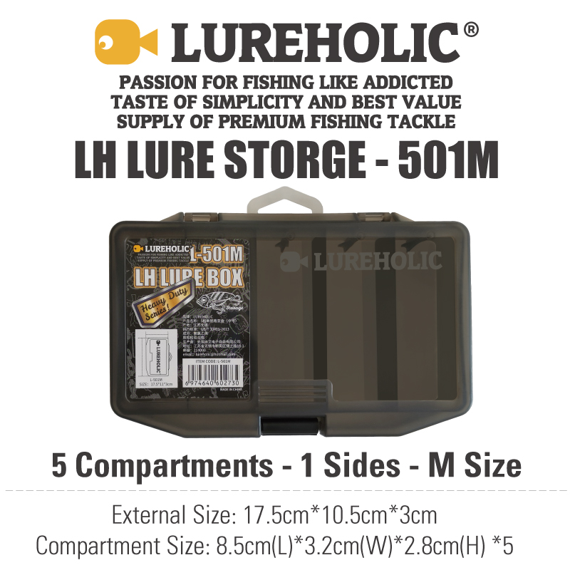LUREHOLIC Lure Box FishingTack - Soft Plastic Lure ulasan dan harga
