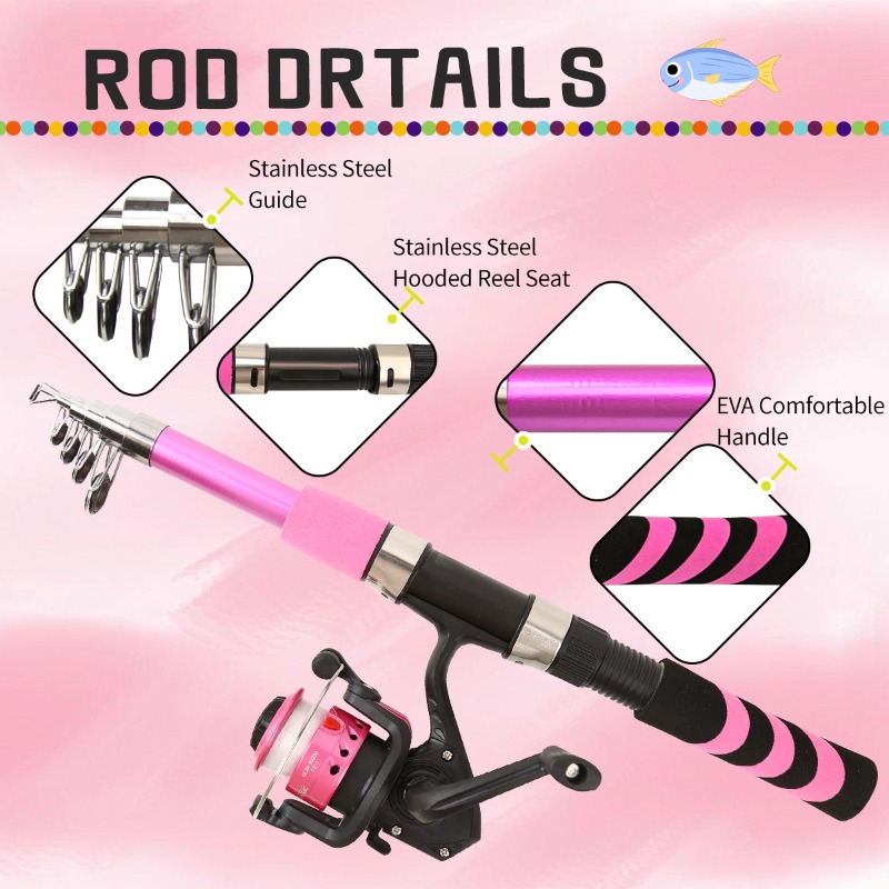Kids Adult Beginner Fishing Ro - Fishing Equipment For Kids ulasan dan harga