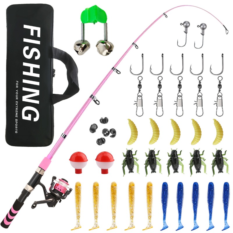 Kids Adult Beginner Fishing Ro - Fishing Equipment For Kids ulasan dan harga