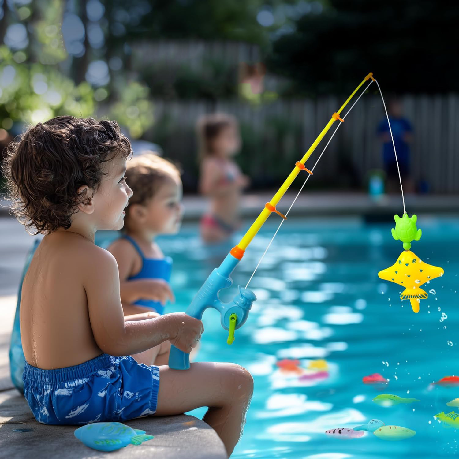 Children Bathtub Fishing Toy S - Fishing Equipment For Kids ulasan dan harga