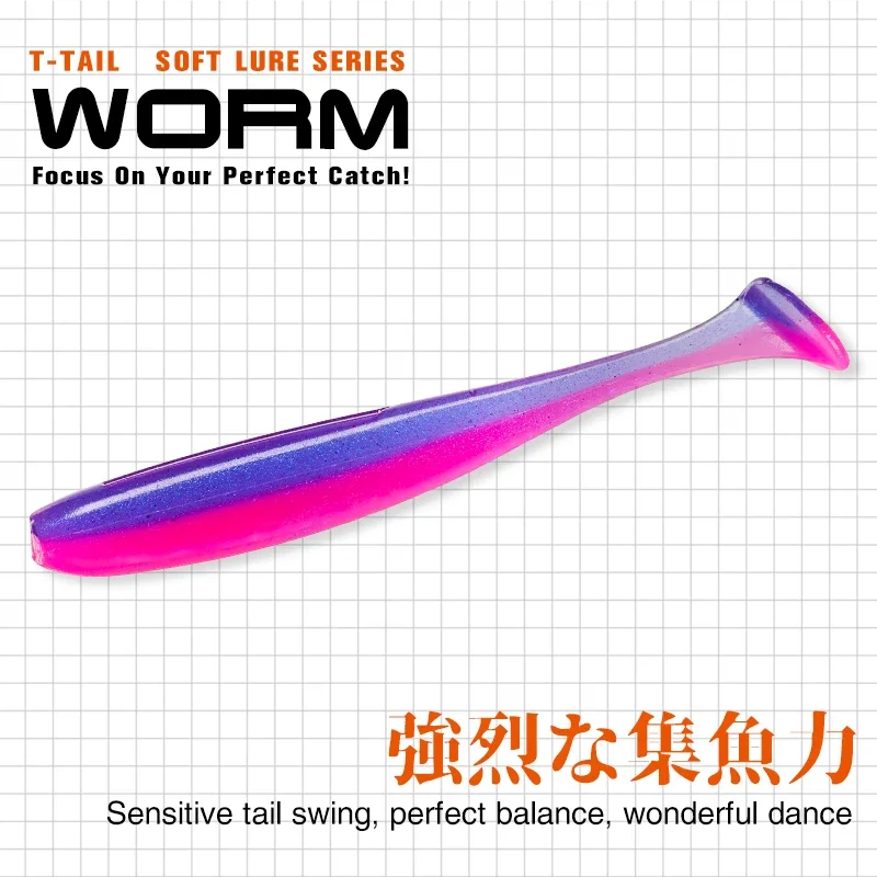 TSURINOYA NEW SIZE 100mm 120mm - Soft Plastic Lure ulasan dan harga