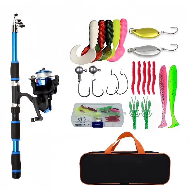 Fishing rod full set, fishing  - Fishing Equipment For Kids ulasan dan harga