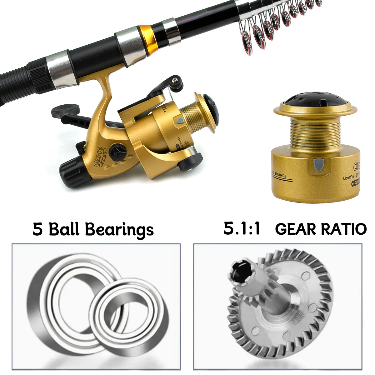 Portable 1.8m 2.1m Telescopic  - Saltwater Fishing Hook ulasan dan harga