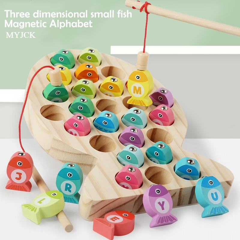 Kids Wooden Fishing Game Toy G - Fishing Equipment For Kids ulasan dan harga
