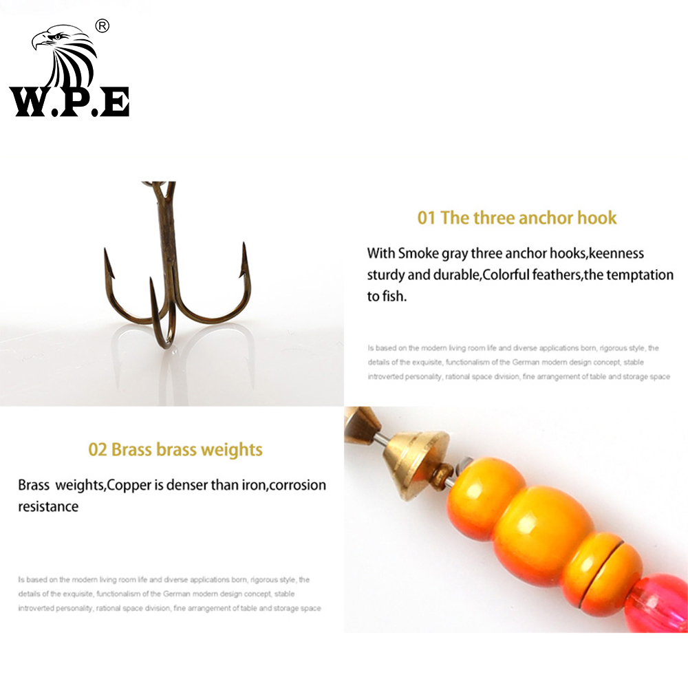 W.P.E Brand New Spinner Lure 1 - Fishing Equipment Brands ulasan dan harga
