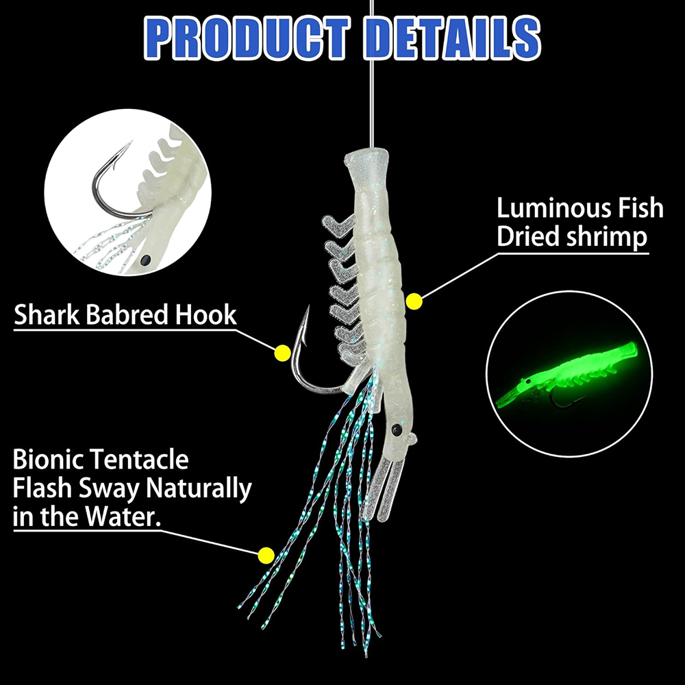 15Pcs=3Packs Saltwater Luminou - Saltwater Fishing Hook ulasan dan harga