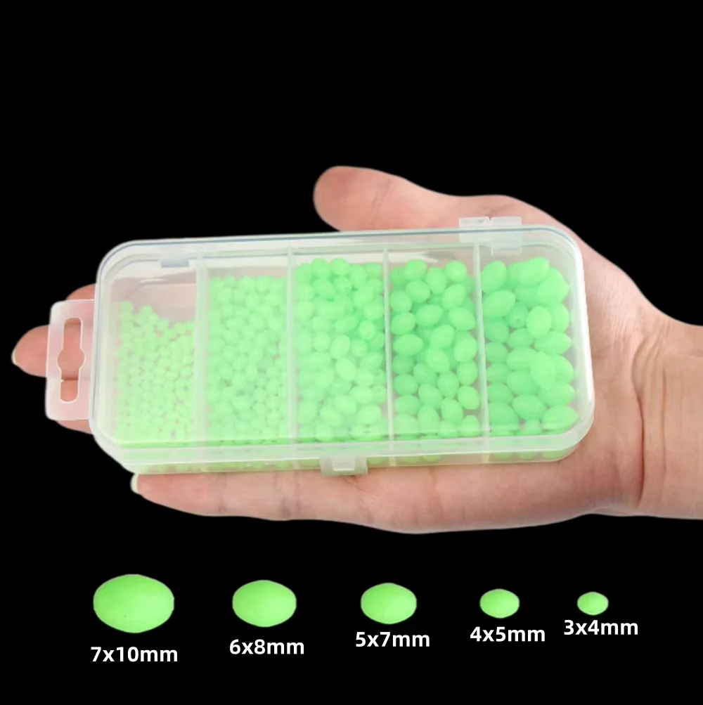 375Pcs/Set Night Luminous Fish - Soft Plastic Lure ulasan dan harga