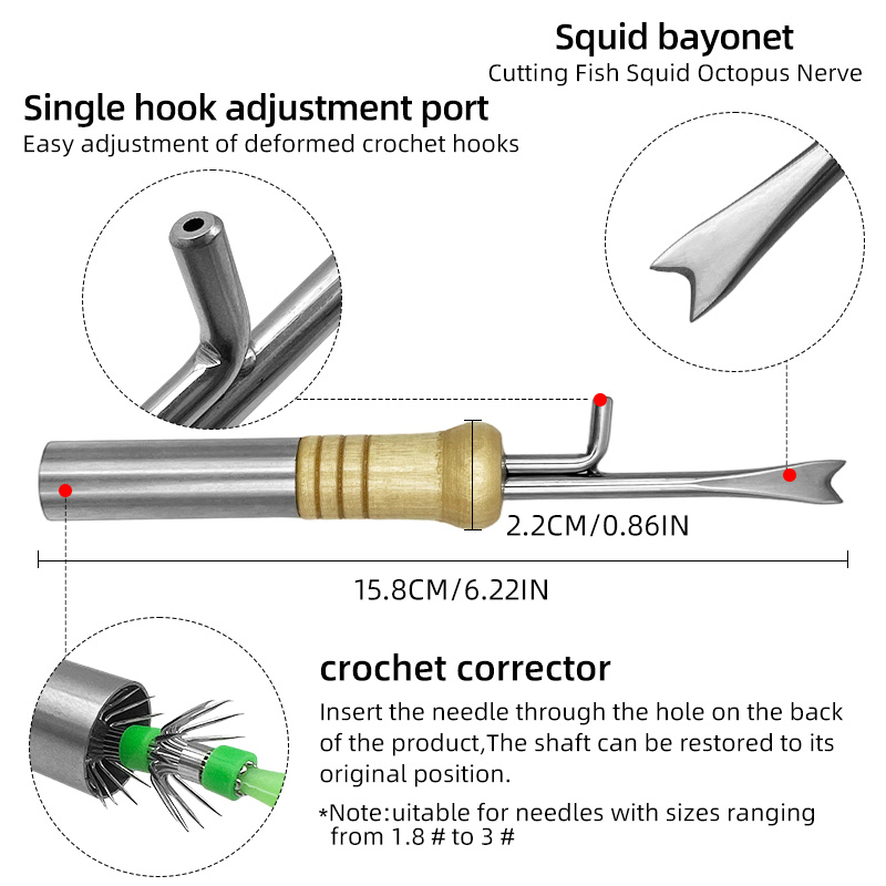 ShareShark Multifunctional Squ - Saltwater Fishing Hook ulasan dan harga