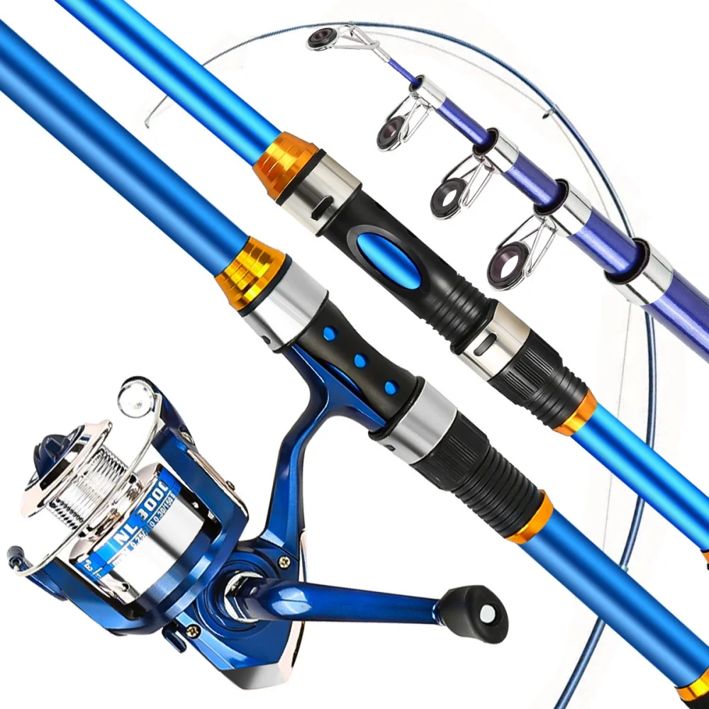 2.1-3.6M Telescopic Glass Fibe - Fishing Equipment For Kids ulasan dan harga