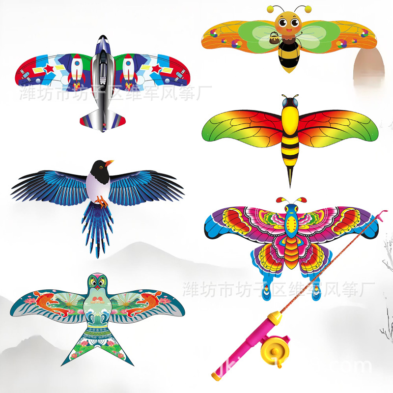 Children Kite Toy Cartoon Eagl - Fishing Equipment For Kids ulasan dan harga